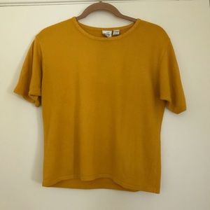 Cropped sweater shirt